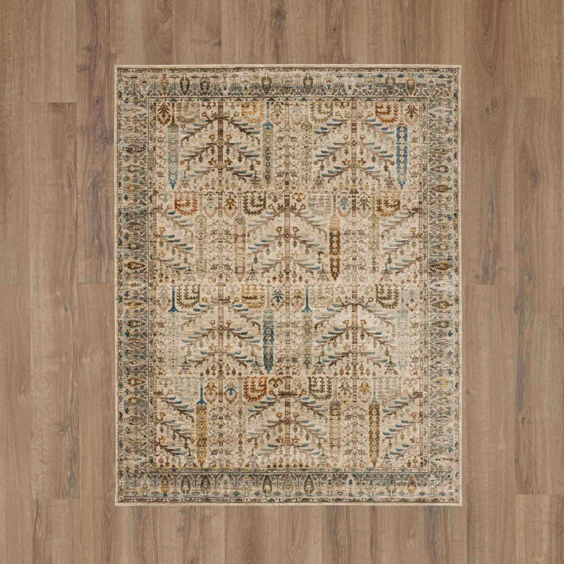 Bazaar Serif Multi Rug