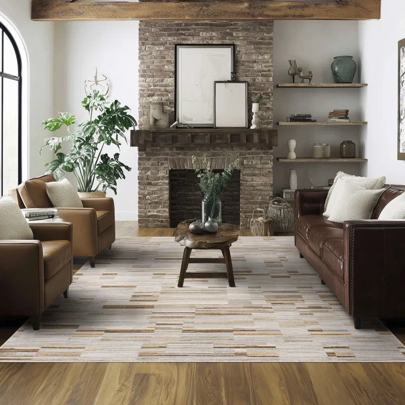 Persepolis Sherabad Flagstone Rug - 8' x 10' Lifestyle