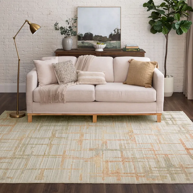 Memento Souvenir Beige Rug - 8' x 10'5" Lifestyle