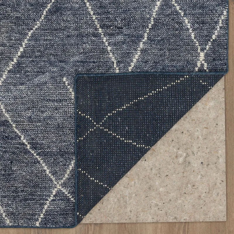 Tangier Spartel Blue Steel Rug - 8' x 10' Backing