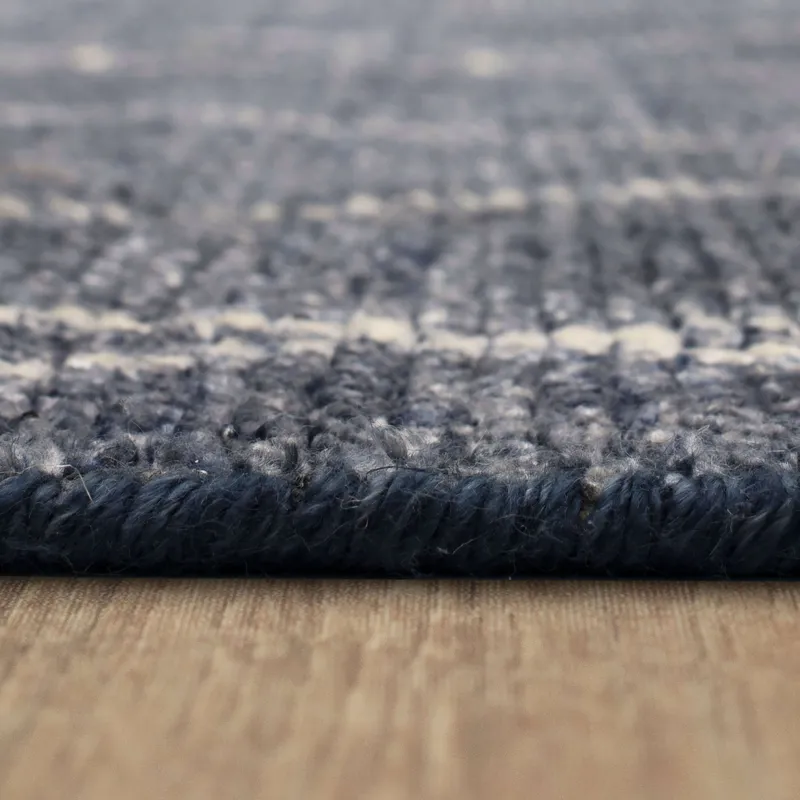Tangier Spartel Blue Steel Rug - 8' x 10' Pile