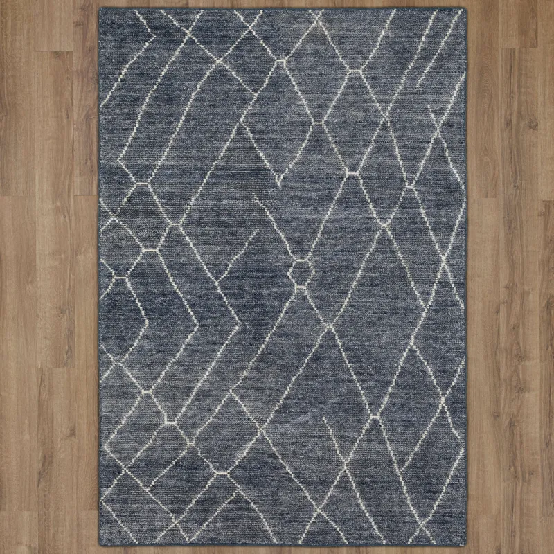 Tangier Spartel Blue Steel Rug - 8' x 10' Floor
