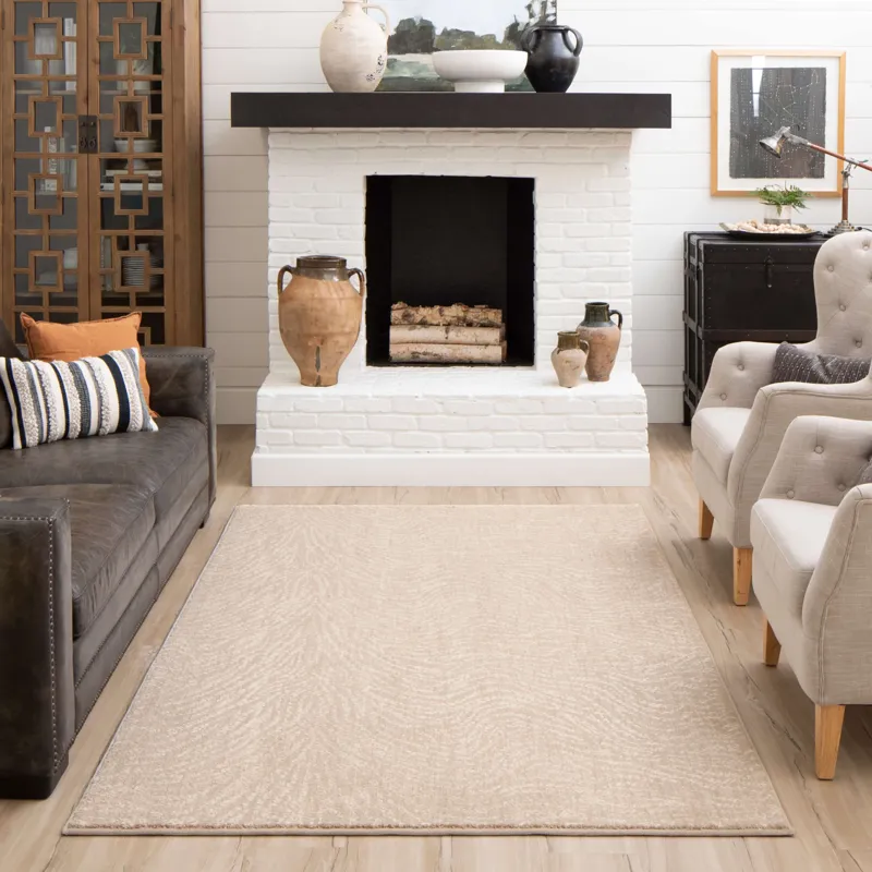 Enigma Spectral Alabaster Rug - 5'3" x 7'10" Lifestyle