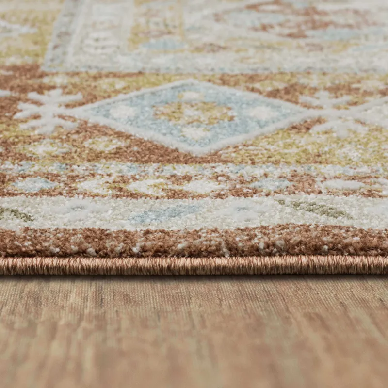 Windermere Staveley Terracotta Rug - 2'6" x 10' Pile