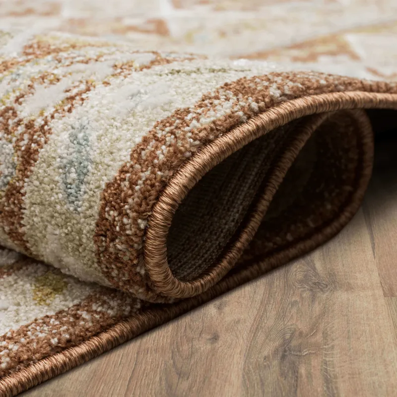 Windermere Staveley Terracotta Rug - 2'6" x 10' Roll