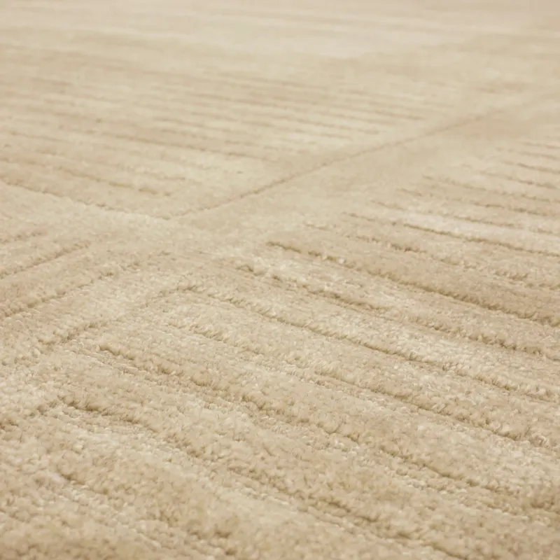 Bobby Berk by Karastan (Series 2) Terra Firma Cream Rug - 9' x 12' Closeup