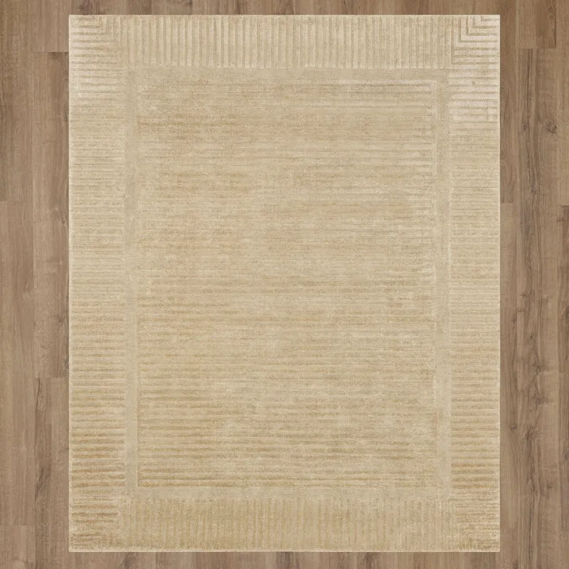 Bobby Berk by Karastan (Series 2) Terra Firma Cream Rug - 9' x 12' Floor