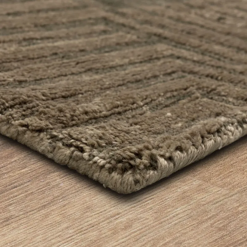 Bobby Berk by Karastan (Series 2) Terra Firma Flint Rug - 8' x 10' Angle