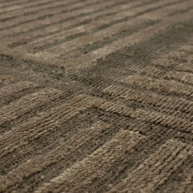 Bobby Berk by Karastan (Series 2) Terra Firma Flint Rug - 8' x 10' Closeup