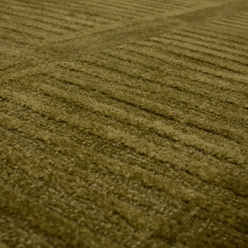 Bobby Berk by Karastan (Series 2) Terra Firma Moss Rug - 8' x 10' Closeup