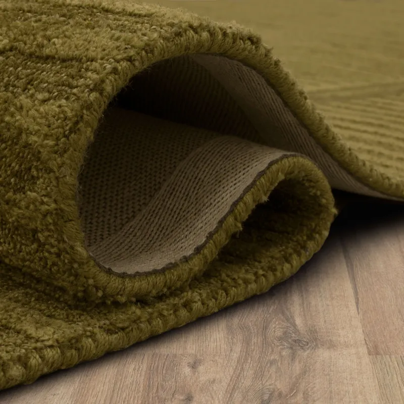 Bobby Berk by Karastan (Series 2) Terra Firma Moss Rug - 8' x 10' Roll