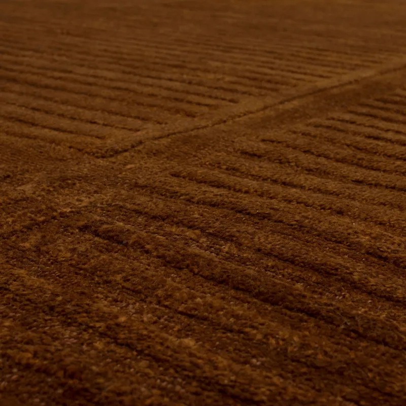 Bobby Berk by Karastan (Series 2) Terra Firma Sienna Rug - 8' x 10' Closeup