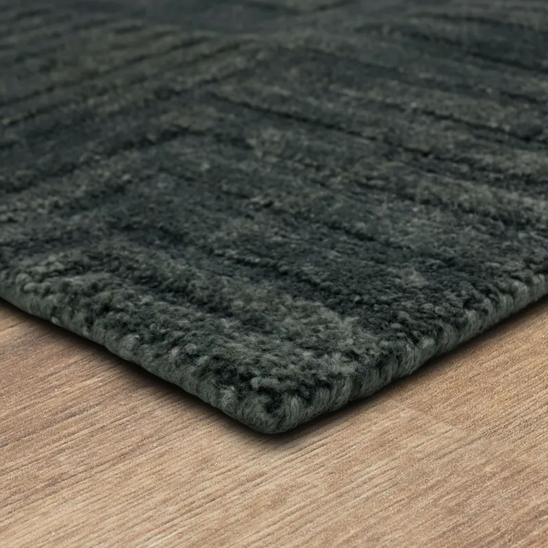 Bobby Berk by Karastan (Series 2) Terra Firma Twilight Rug - 5' x 8' Angle