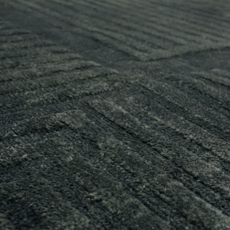 Bobby Berk by Karastan (Series 2) Terra Firma Twilight Rug - 5' x 8' Closeup