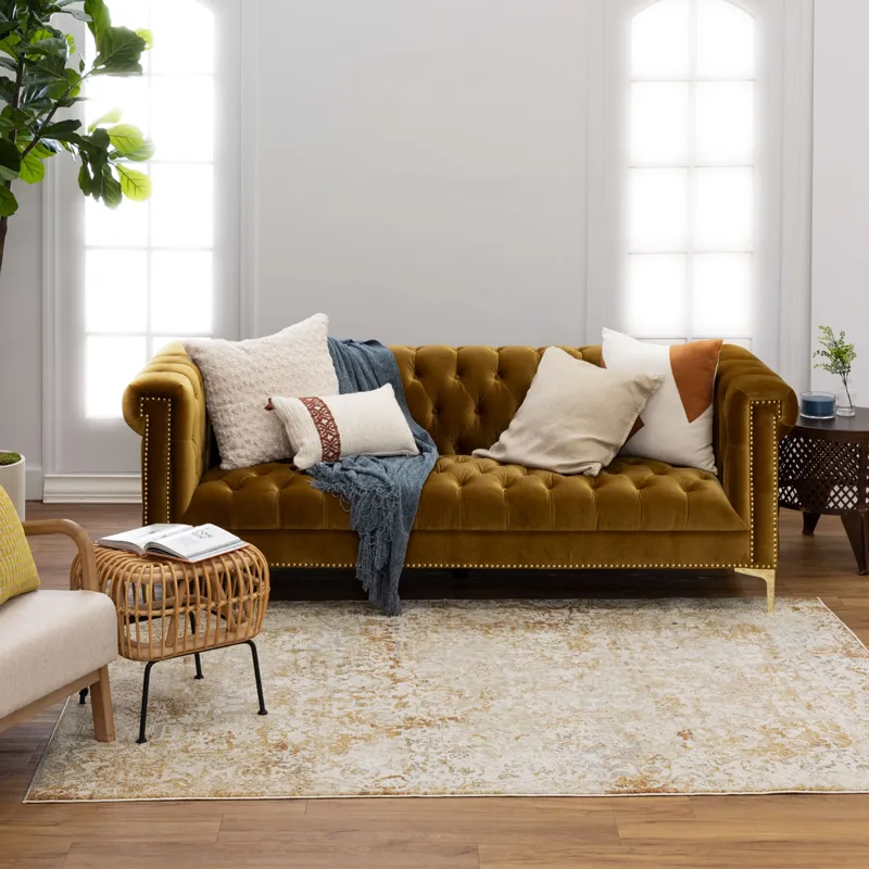 Windermere Tideswell Terracotta Rug - 7'10" x 10'3" Lifestyle