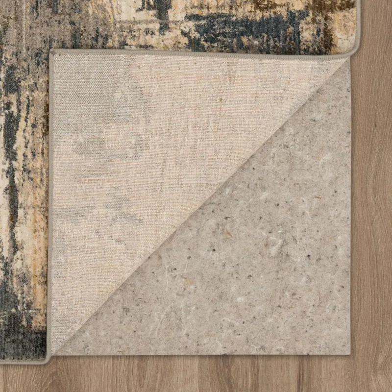 Elements Treviso Grey Rug - 5'3" x 7'10" Backing