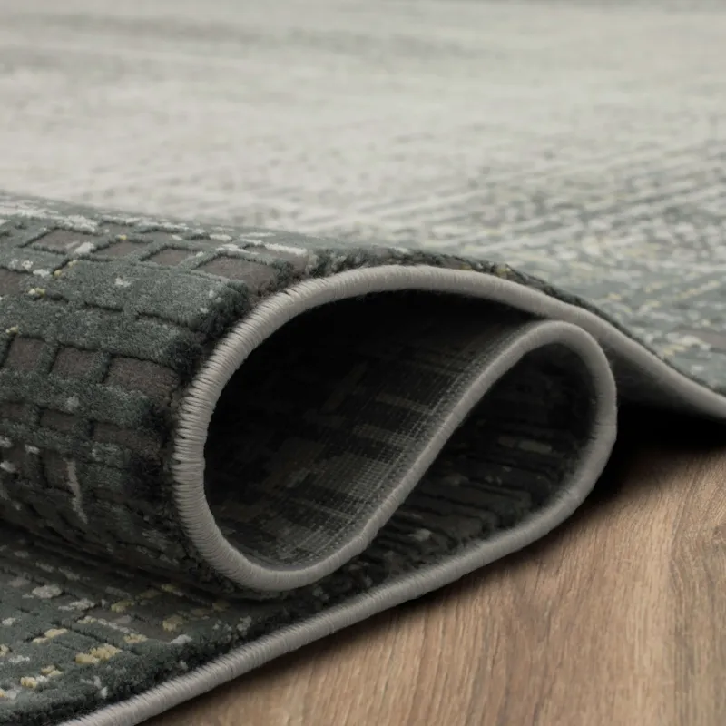 Tryst Turin Anthracite Rug - 5' x 8' Roll