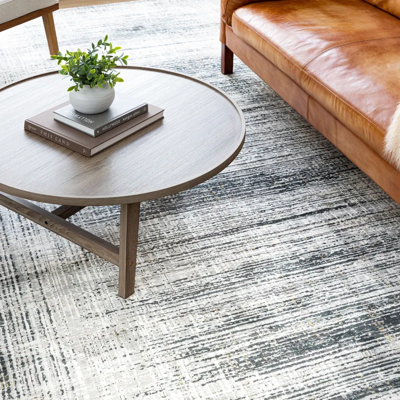 Tryst Turin Anthracite Rug - 8' x 11' Lifestyle