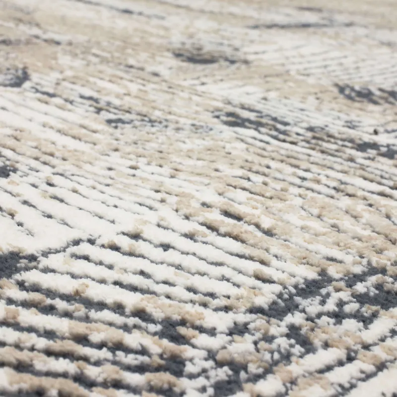 Vanguard by Drew & Jonathan Home Valiant Frost Grey Rug - 5'3" x 7'10" Closeup