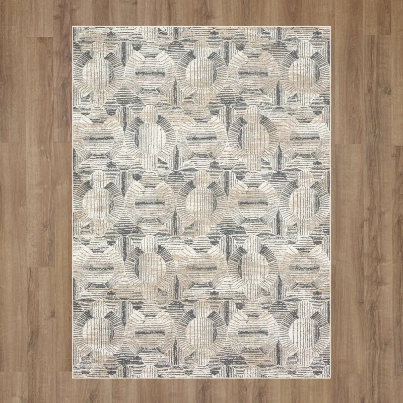 Vanguard by Drew & Jonathan Home Valiant Frost Grey Rug - 5'3" x 7'10" Floor
