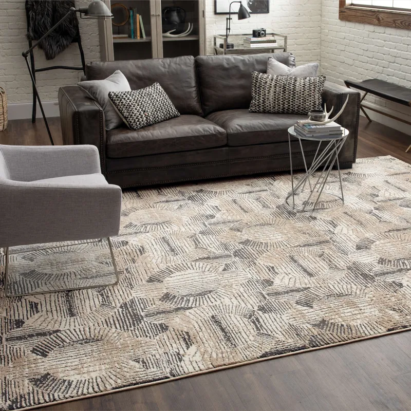 Vanguard by Drew & Jonathan Home Valiant Frost Grey Rug - 8' x 11' Lifestyle