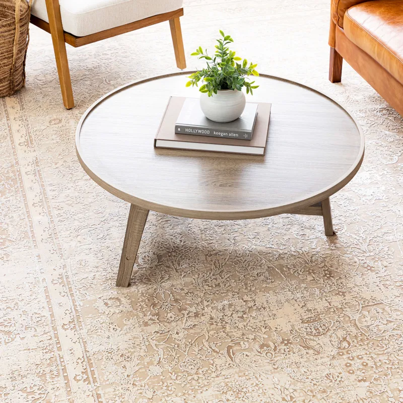 Tryst Vinci Cream Rug - 8' x 11' Lifestyle