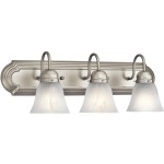 3 Light Bath Light NI - Brushed Nickel