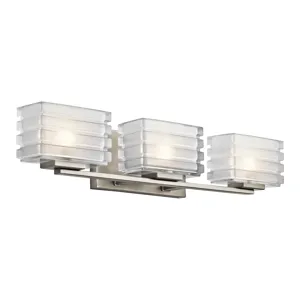 Bazely Collection Bazely 3 Light Halogen Wall Sconce NI (Brushed Nickel)