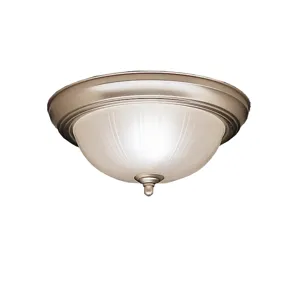 2 Light Flush Mount Ceiling Light - NI (Brushed Nickel)