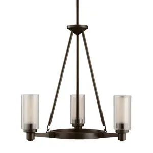 Circolo Collection Chandelier 3Lt (Brushed Nickel)