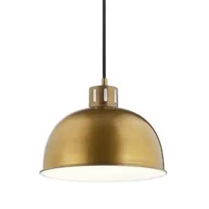 Zailey Pendant - Natural Brass