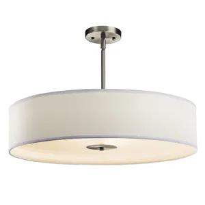 3 Light Semi Flush/Pendant - (Brushed Nickel)
