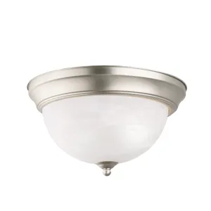 2 Light Flush Mount Ceiling Light Brushed Nickel (Brushed Nickel)