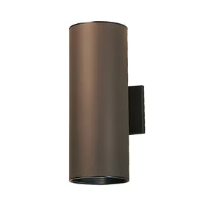 2 Light Outdoor Wall Cylinder - AZ (Architectural Bronze)