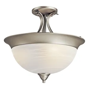 Dover Collection Dover 3 Bulb Semi Flush Ceiling Light - TZ (Tannery Bronze)