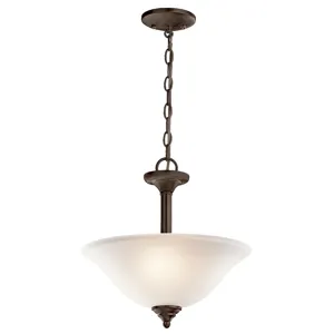 Armida Collection Armida 2 Light Semi Flush/Inverted Pendant - OZ (Olde Bronze)