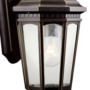 Courtyard 11" 1 Light Wall Lantern - Rubbed Bronze