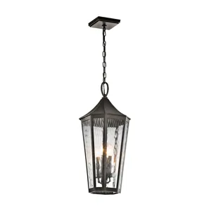 Rochdale Collection Outdoor Pendant 4 Light OZ (Olde Bronze)