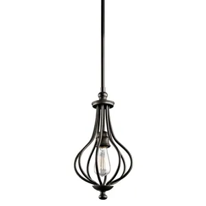 Kensington&trade; 1 Light Mini Pendant Olde bronze