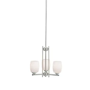 Eileen Collection Eileen 3 Light Mini Chandelier - NI (Brushed Nickel)