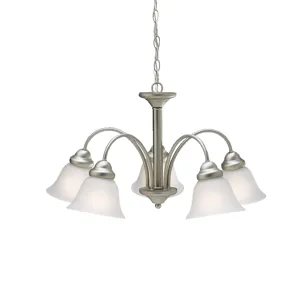 Wynberg Collection Wynberg 5 Light Chandelier - Brushed Nickel (Brushed Nickel)