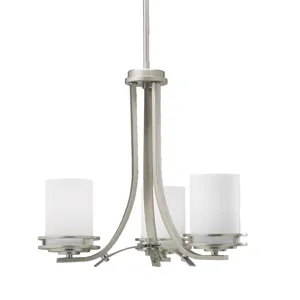 Hendrik Collection Hendrik 3 Light Chandelier - Brushed Nickel (Brushed Nickel)