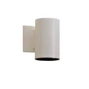 1 Light Outdoor Wall Cylinder - WH (White)