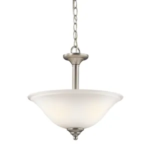 Armida Collection Armida 2 Light Semi Flush/Inverted Pendant - NIW (Brushed Nickel)