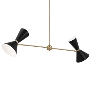 Phix Chandelier - Champagne Bronze and Black