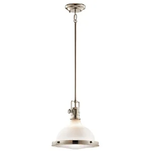 Hatteras Bay Collection Hatteras Bay 1 Light Pendant - PN PN (Polished Nickel)