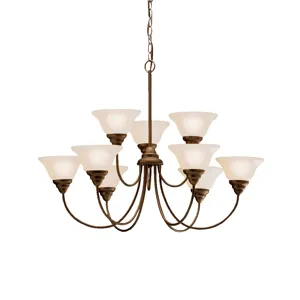 Telford Collection Telford 9 Light 2 Tiered Chandelier - OZ (Olde Bronze)