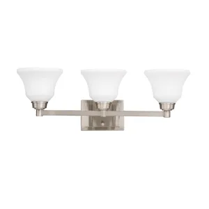3 Light Bath and Vanity Light - Brushed Nickel (Brushed Nickel)