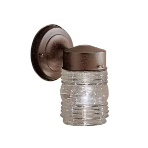 7.75" 1 Light Wall Light - Tannery Bronze