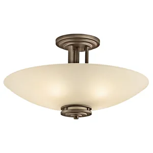 Hendrik Collection Hendrik 4 Light Semi Flush Ceiling Light - OZ (Olde Bronze)